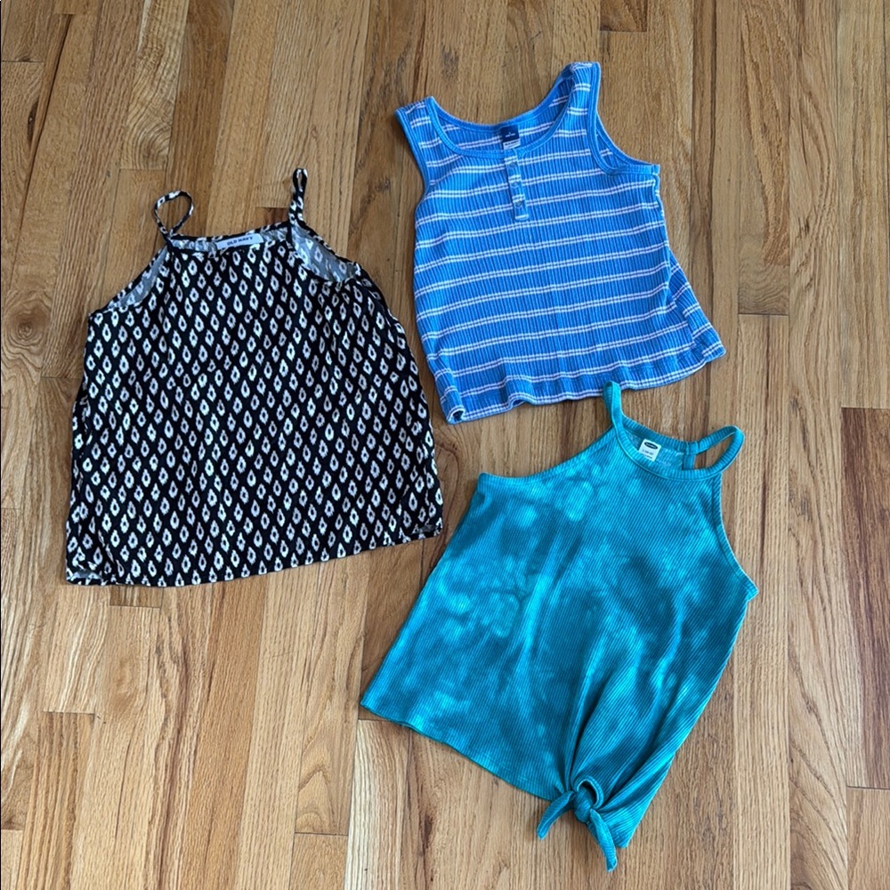 OLD NAVY Bundle - 3 Tank Tops, Size 10-12